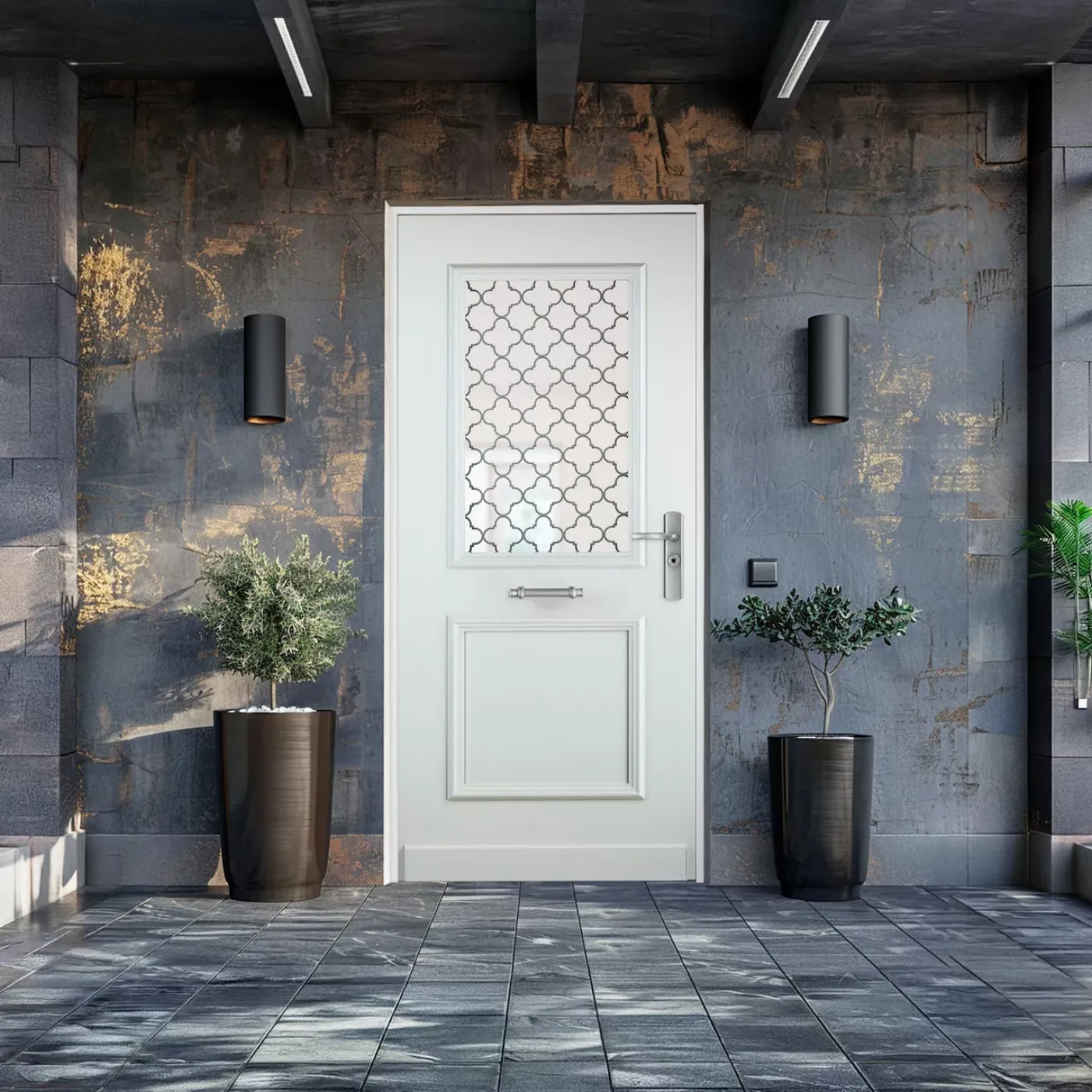 Renforcement et réglage d'un montant de porte d'entrée à Paris
